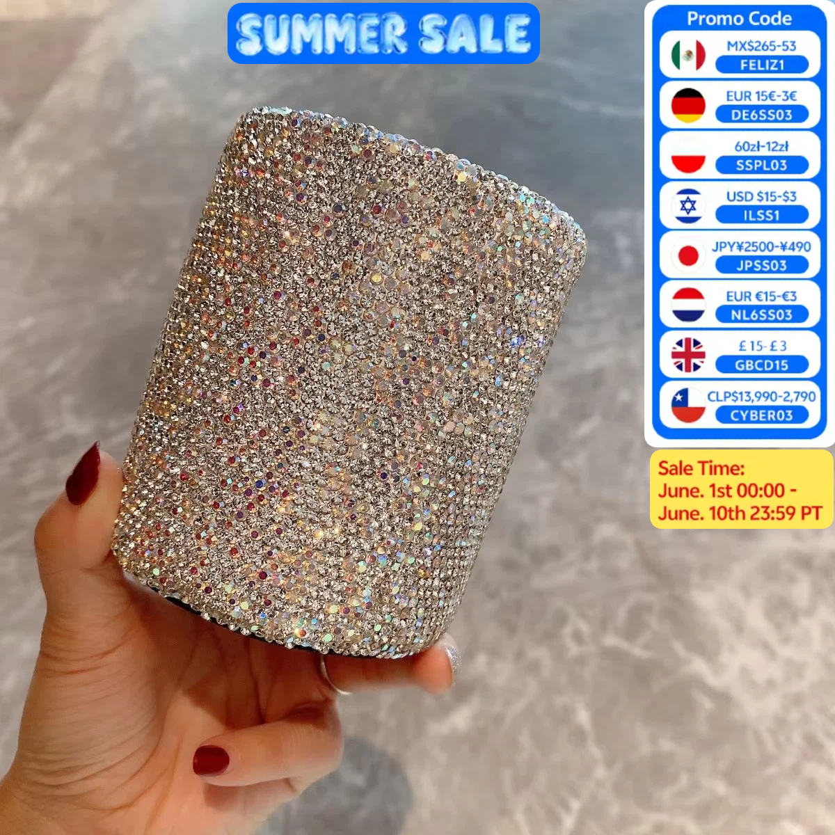Luxury Rhinestone Cosmetic Bru – Luxury Skincare And Makeup Brands Bewertung und Preis