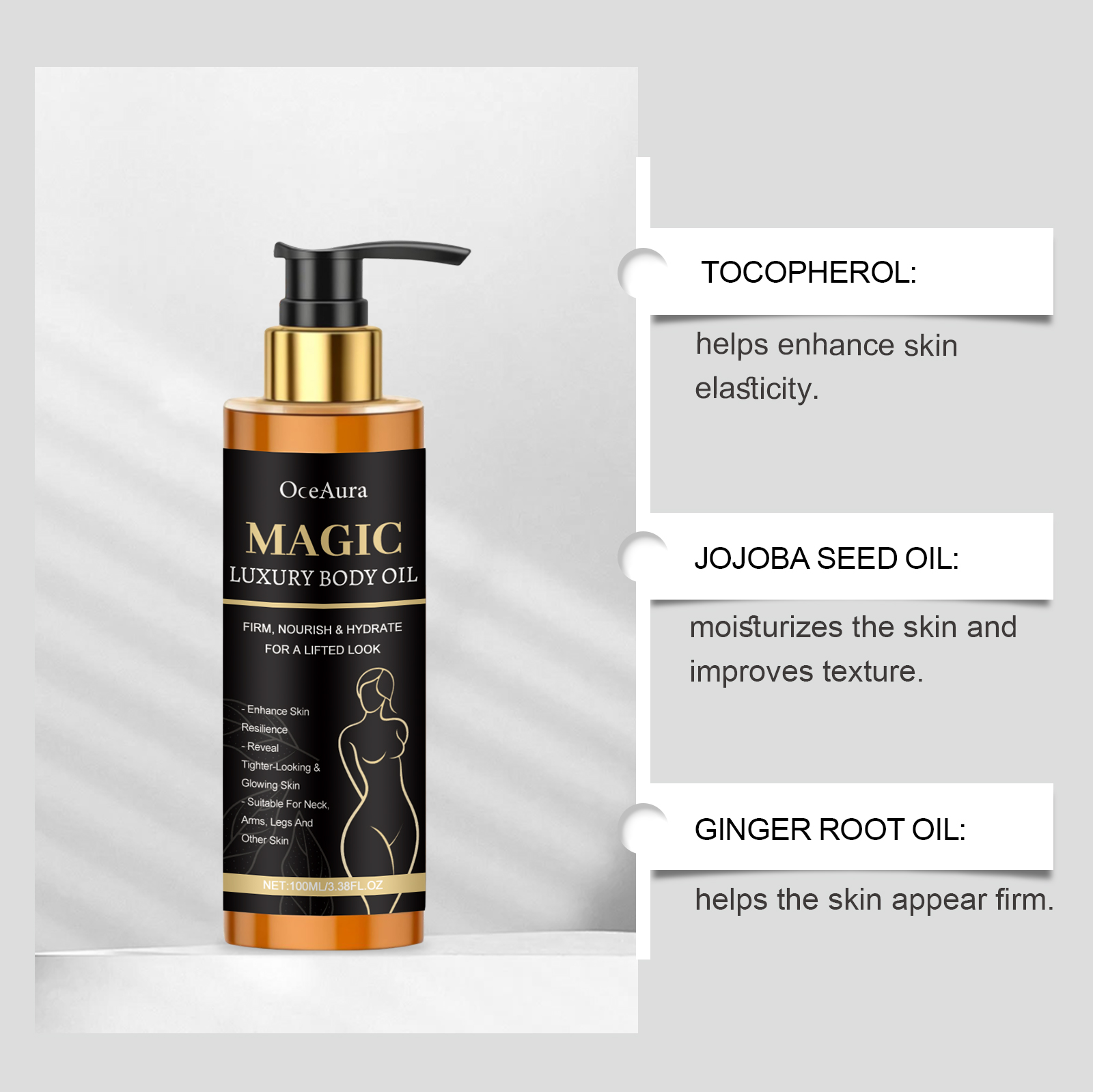 Luxury  Firming Body Oil Lifti – Luxury Glow Skincare Bewertung und Preis