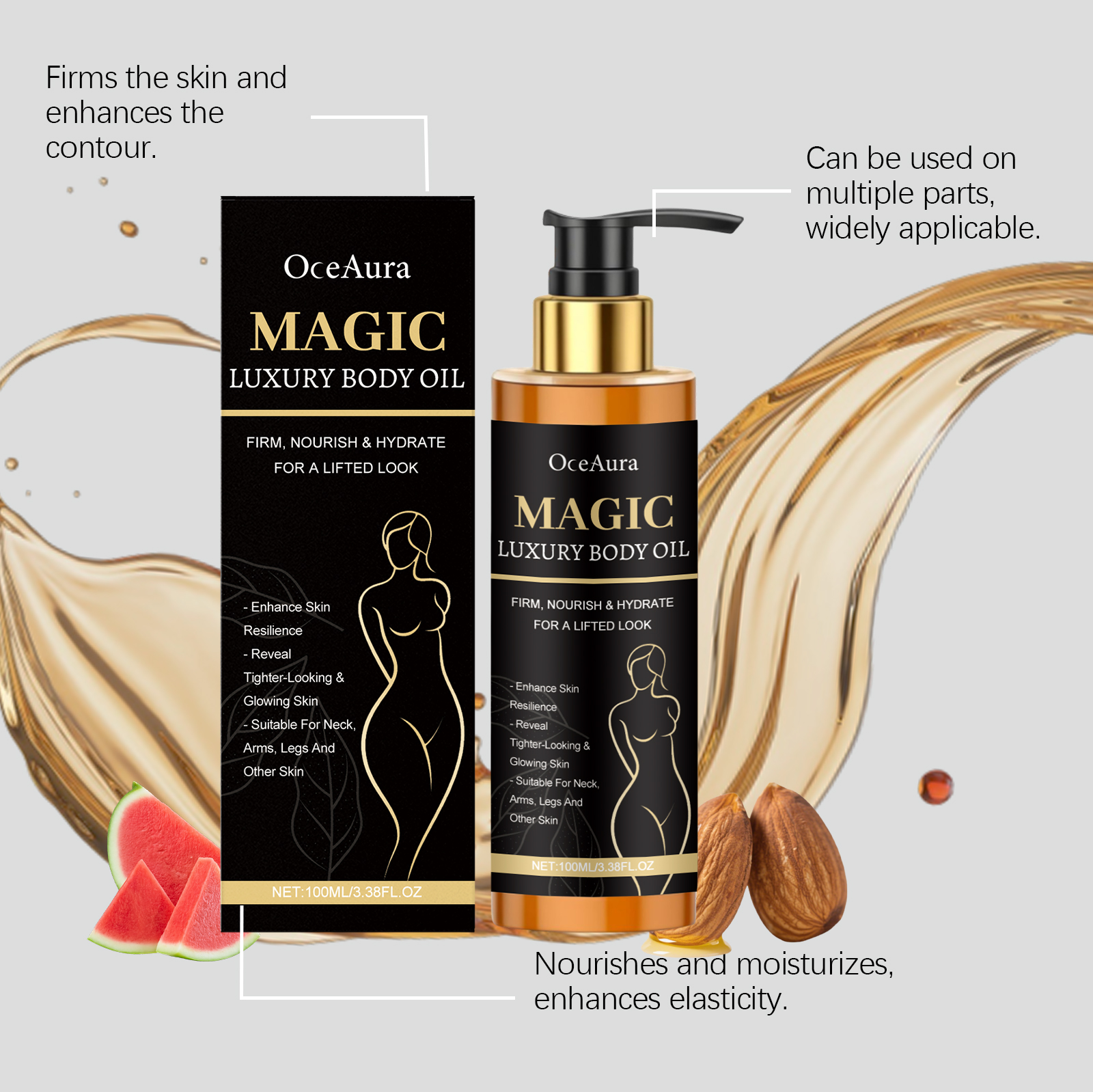 Luxury  Firming Body Oil Lifti – Luxury Glow Skincare Bewertung und Preis