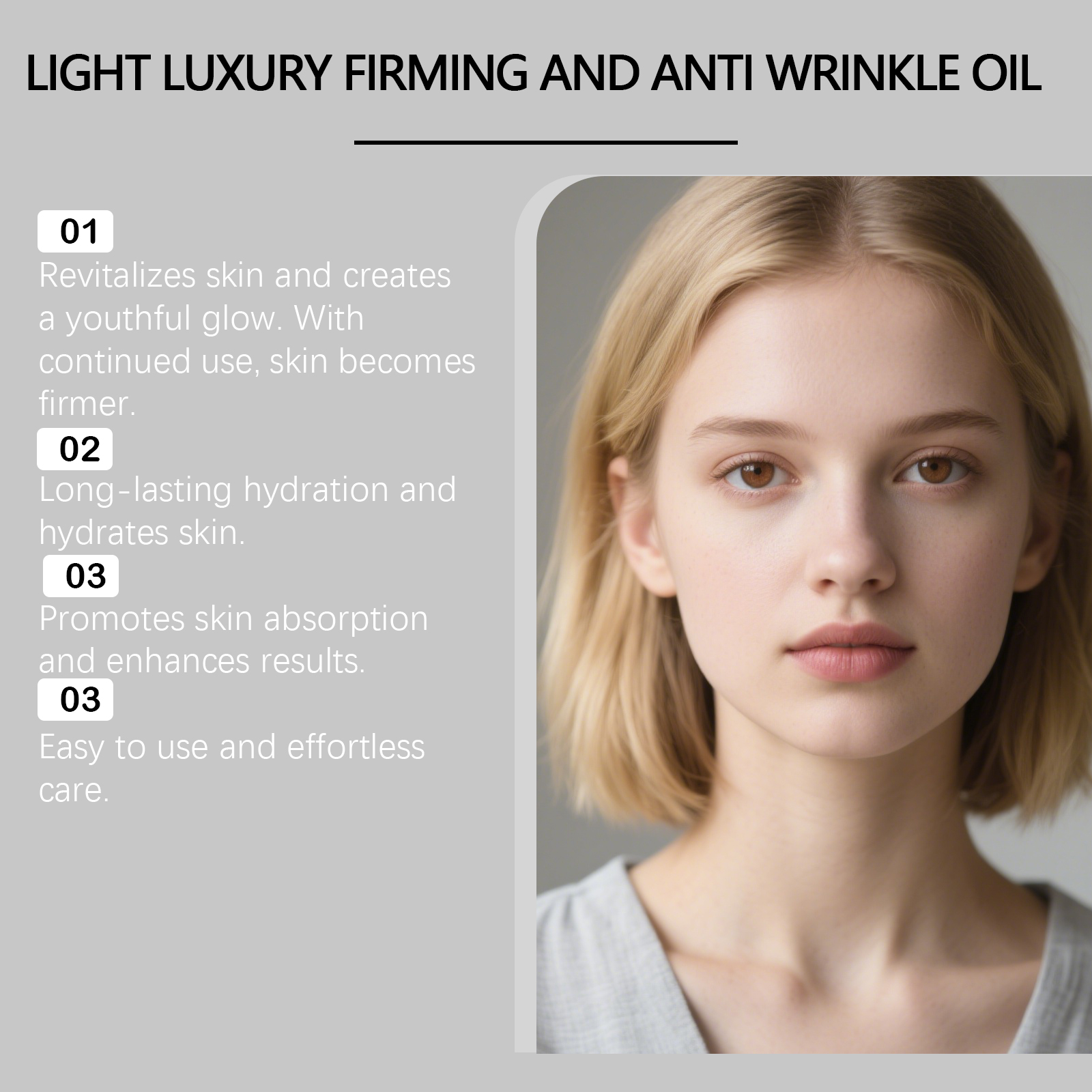 Firming Facial Care Oil Liftin – Luxury Skincare China Bewertung und Preis