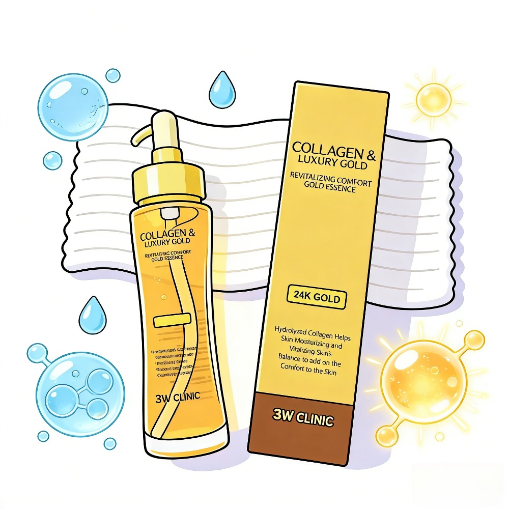3WCLINIC Collagen & Luxury Gol – Luxury Skincare In Korea Bewertung und Preis