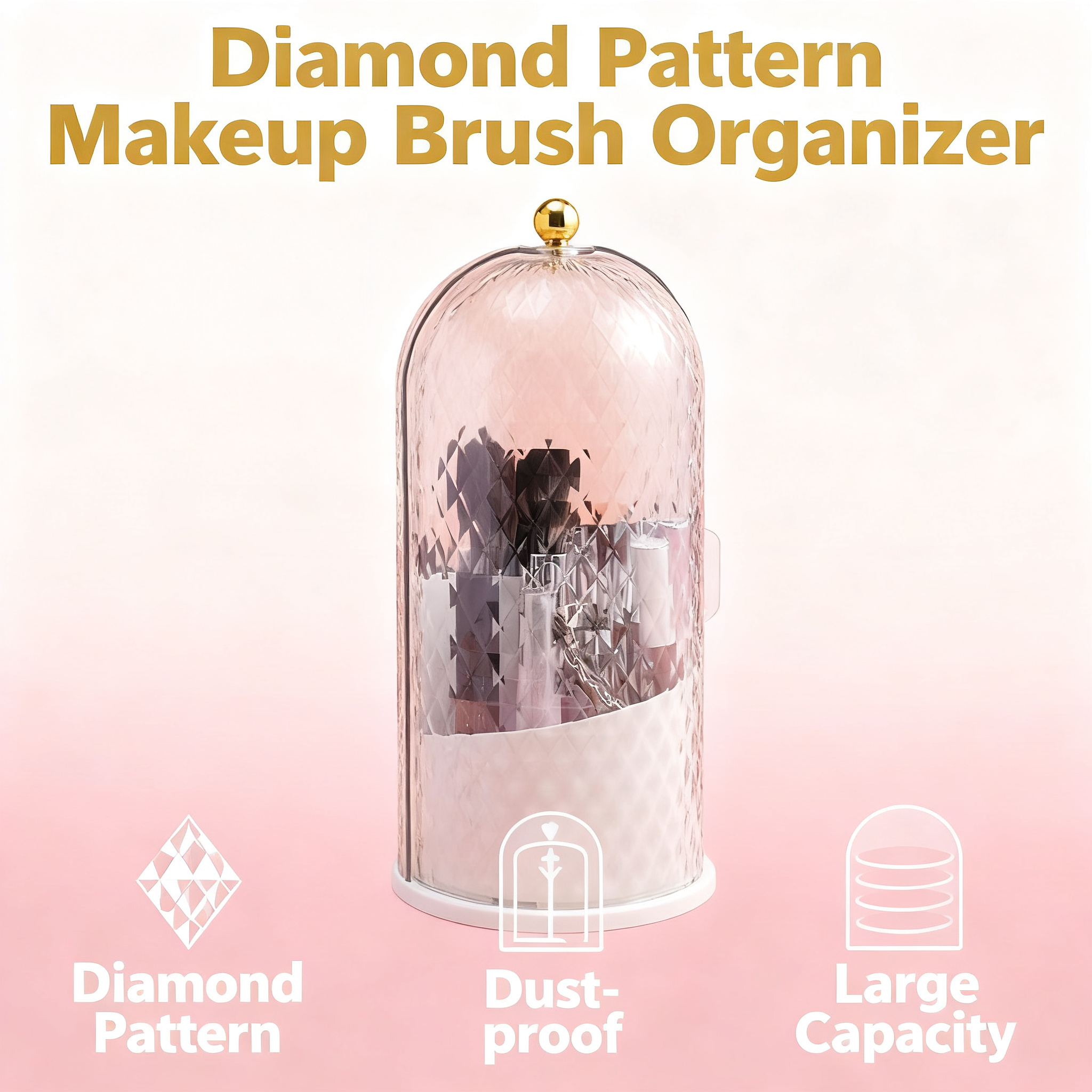 360° Rotating Makeup Brush Hol – Luxury Skincare And Makeup Brands Bewertung und Preis